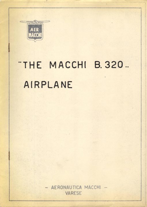 Flight Manual for the Aer Macchi MB.320